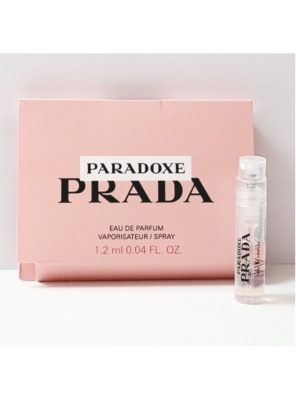 NEW Paradoxe by Prada Eau De Parfum Perfume Sample Vial Card 1.2ml 0.04 fl oz